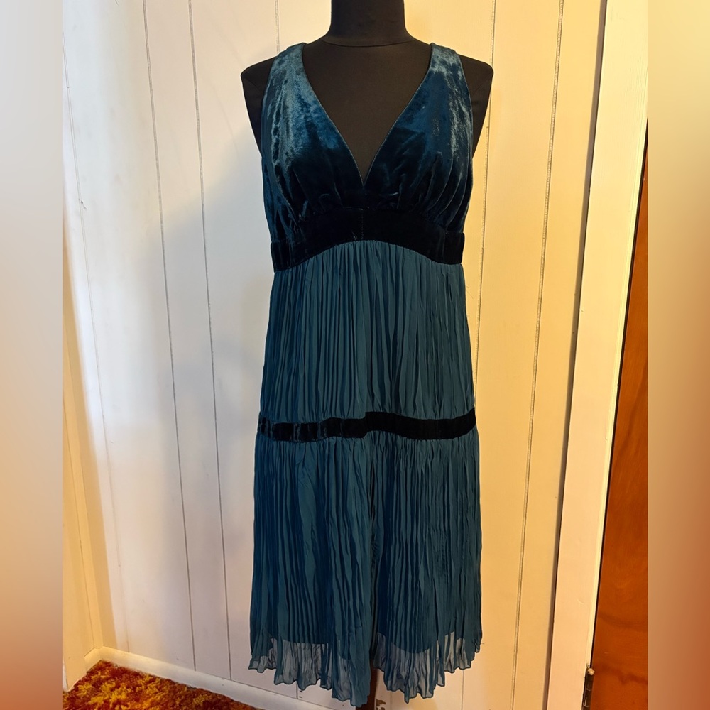 Vintage Velvet and Chiffon Cocktail Dress
